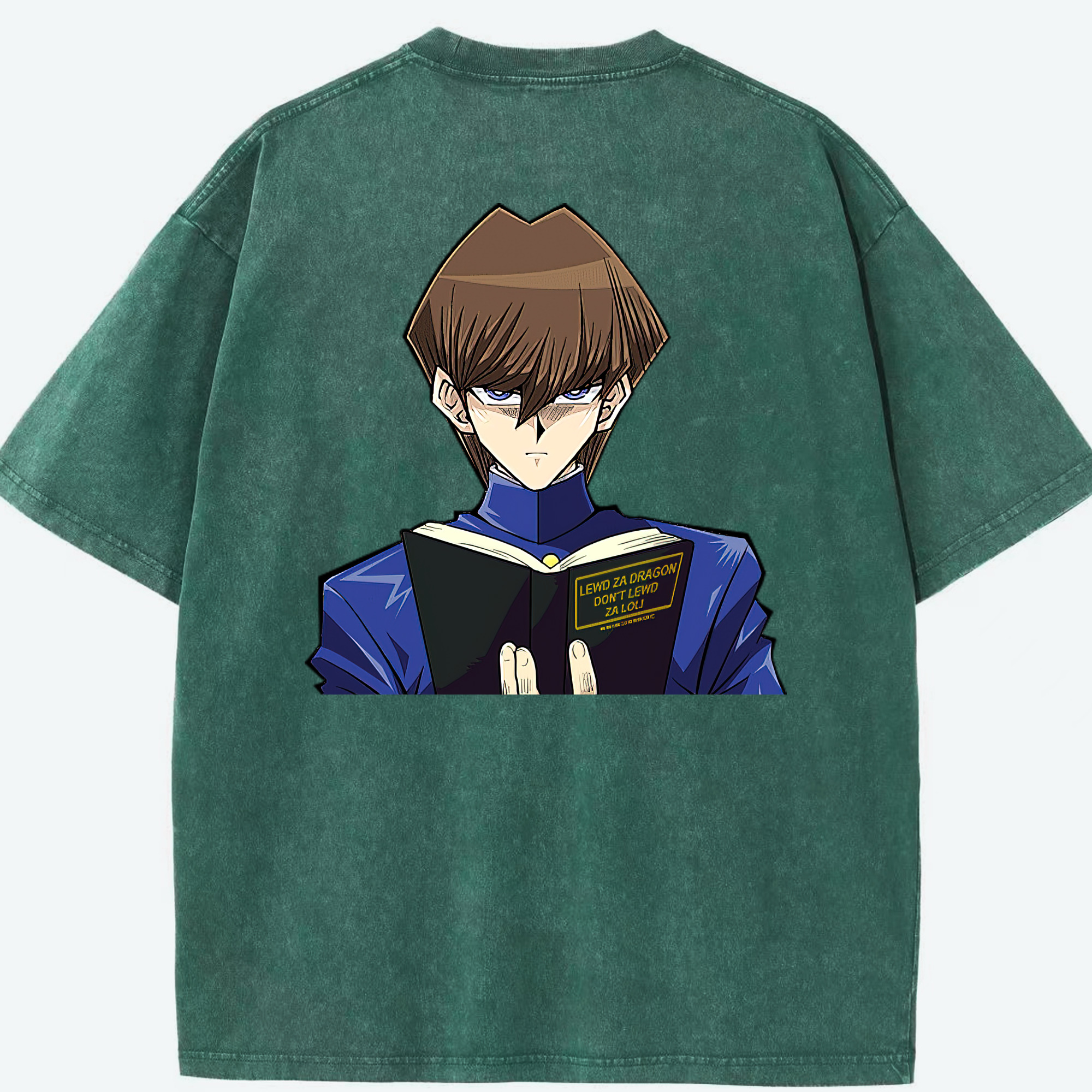 （画像用） 遊☆戯☆王 Yu-Gi-Oh! 綿100% ヴィンテージ風 半袖Tシャツ（背面プリント）
